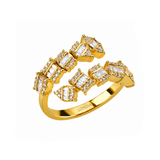 Natural Diamond Statement Design Ring 
