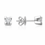 0.45 Ct LONDIA Natural Diamond Designer Solitaire Set in 14K Gold