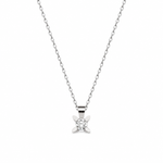 0.45 Ct Natural Diamond Londia Butterfly Design Solitaire Set in 14K Gold