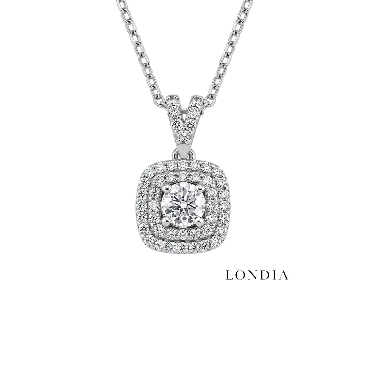 0.45 Carat Natural Diamond Design Necklace