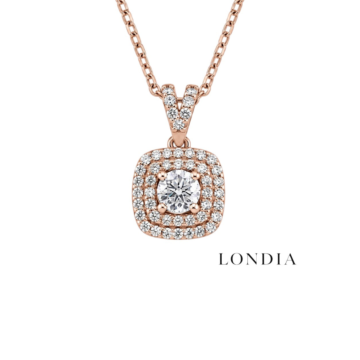 0.45 Carat Natural Diamond Design Necklace