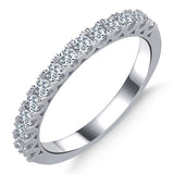 0.45 Ct. Diamond Full Eternity Band Ring In 14K Fine Gold