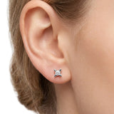 0.45 Ct. F Color Natural Diamond Butterfly Solitaire Set