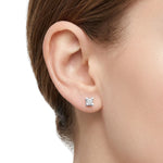 0.45 Ct. F Color Natural Diamond Valentine Solitaire Set