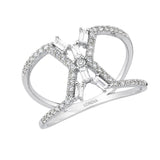 0.45 ct Natural Diamond Design Ring | 18K Gold