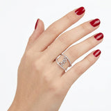 0.45 Ct. Natural Diamond Design Ring | 18K Gold