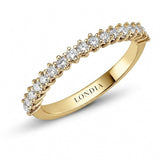 0.50 Carat Diamond Half Eternity Ring in 14K Gold