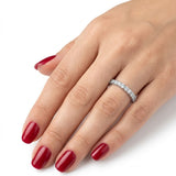 0.50 Carat Diamond Half Eternity Ring in 14K Gold