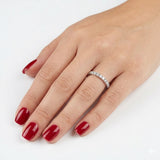 0.50 Carat Diamond Half Eternity Ring in 14K Gold