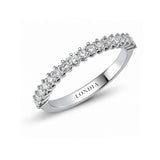 0.50 Carat Diamond Half Eternity Ring in 14K Gold