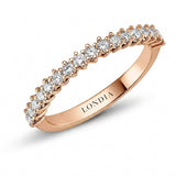 0.50 Carat Diamond Half Eternity Ring in 14K Gold