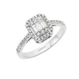 0.50 Carat Natural Diamond Baguette Design Diamond Ring | LONDIA