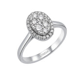 0.50 Carat Natural Diamond Coronet Design Diamond Ring | LONDIA