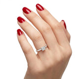 0.50 Carat Princess Cut Solitaire Ring