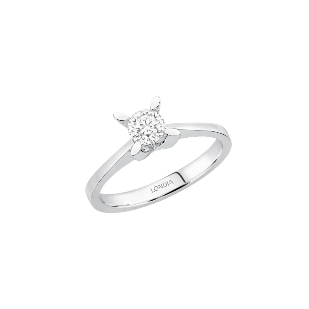 0.50 Ct. Butterfly Design Solitaire Diamond Ring in 14K Gold