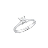 0.50 Ct. Butterfly Design Solitaire Diamond Ring in 14K Gold