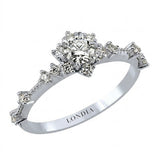 0.50 Ct. Natural Diamond Vintage Ring, 14K Gold