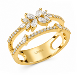 0.50 Carat Natural Diamond Statement Design Ring