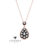 0.50 Carat Rose Diamond Antique Design Necklace