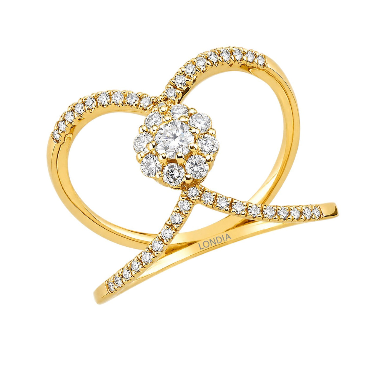 Natural Diamond Design Ring