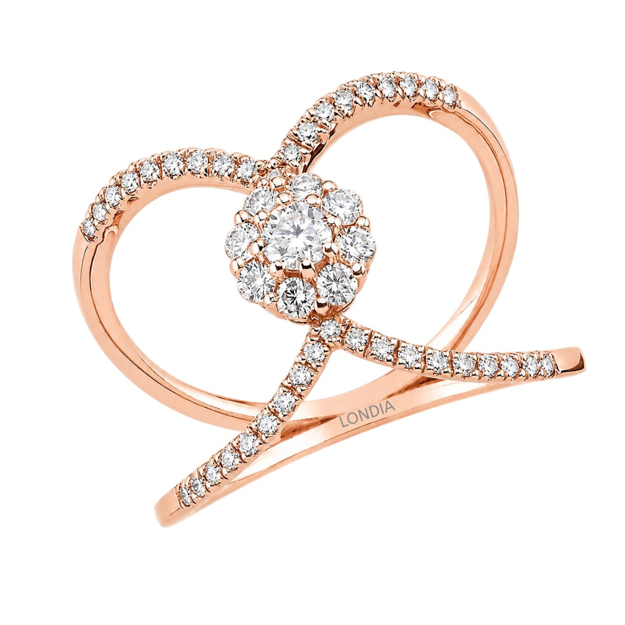 Natural Diamond Design Ring