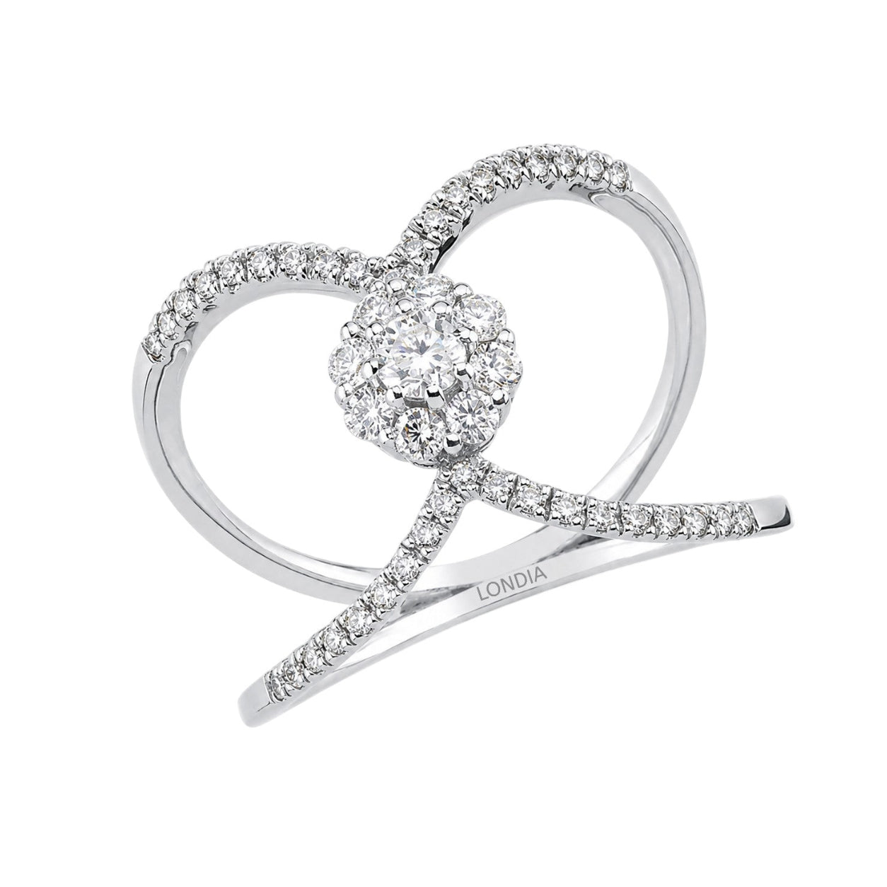 Natural Diamond Design Ring
