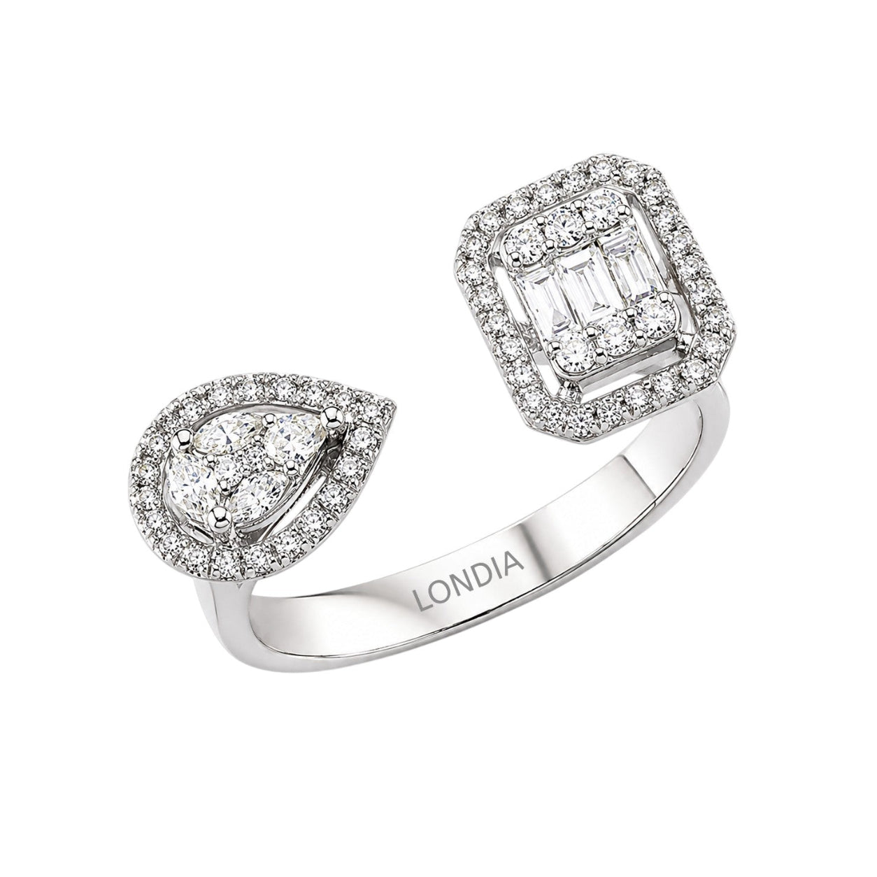 Natural Diamond Design Ring