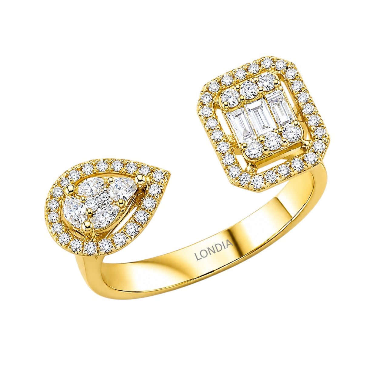 Natural Diamond Design Ring