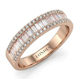 0.55 Carat Diamond Eternity Ring in 14K Solid Gold