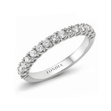 0.55 Carat Diamond Half Eternity Ring in 14K Gold