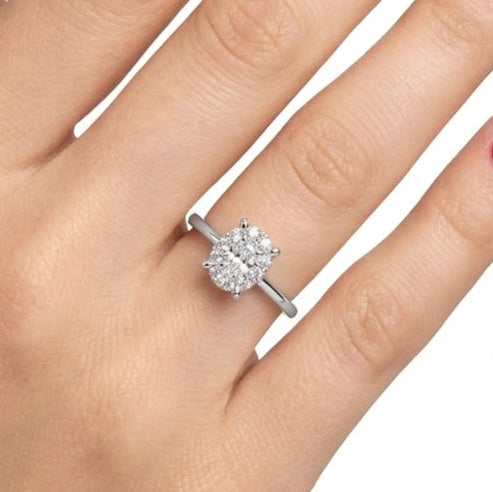 0.55 Carat Magic Oval Solitaire Ring