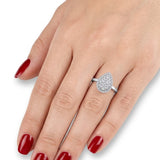0.55 Carat Natural Diamond Coronet Design Diamond Ring | LONDIA