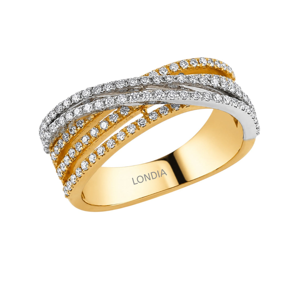 Diamond Line Design Ring
