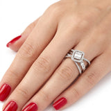 Diamond Line Design Ring