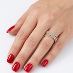 Diamond Line Design Ring