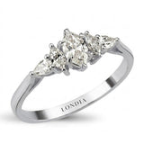 0.55 Carat Natural Marquise Cut Diamond Vintage Design Ring, 14K Gold