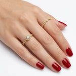  Natural Diamond Wedding Ring Set