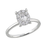 0.55 Carat Magic Oval Solitaire Ring
