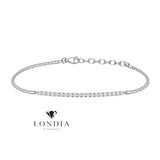 0.55 Carat Natural Diamond Classic Tennis Bracelet