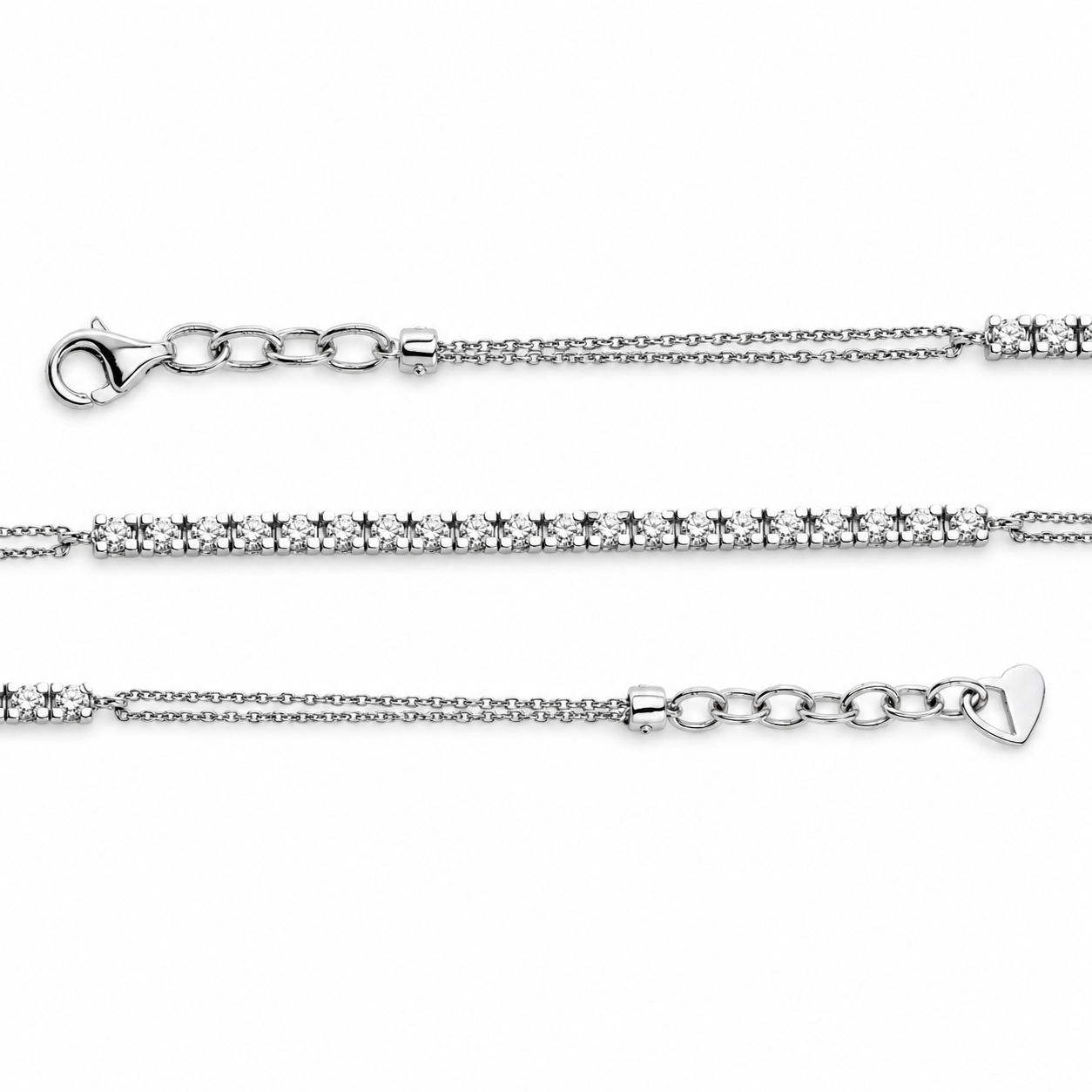 0.55 Carat Natural Diamond Classic Tennis Bracelet