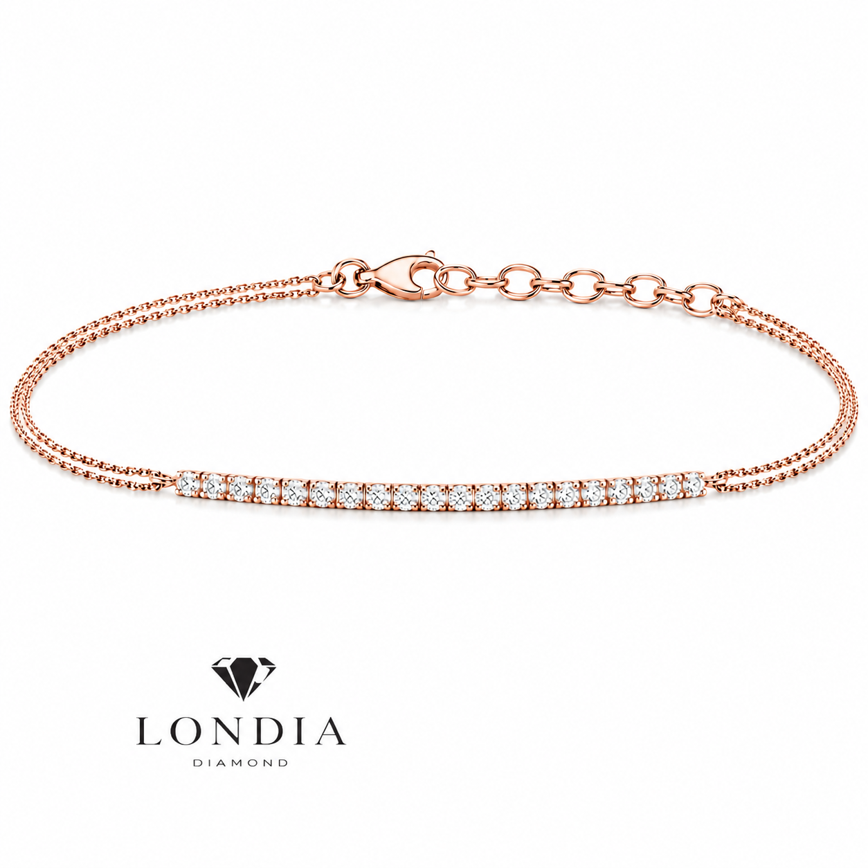 0.55 Carat Natural Diamond Classic Tennis Bracelet