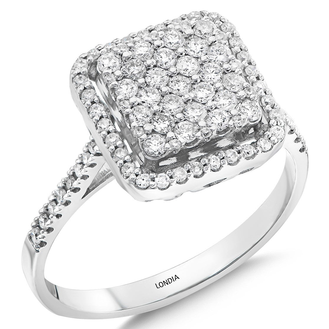 0.55 Carat Natural Diamond Minimal Design Diamond Ring | LONDIA