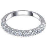0.55 ct. Diamond Half Eternity Band Ring in 14K Fine Gold