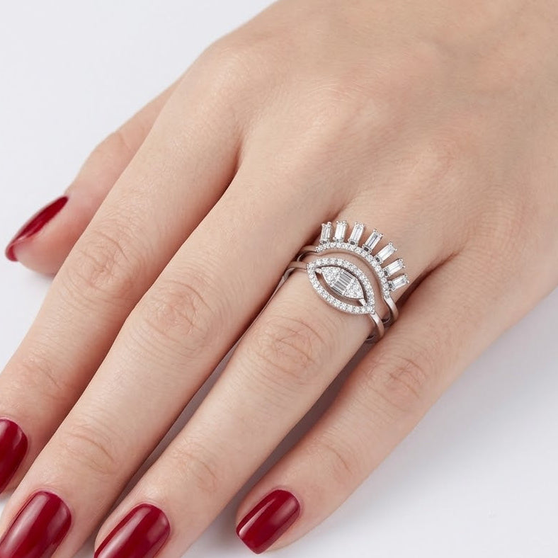 Natural Diamond Design Ring