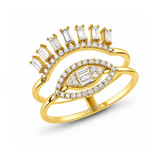 Natural Diamond Design Ring
