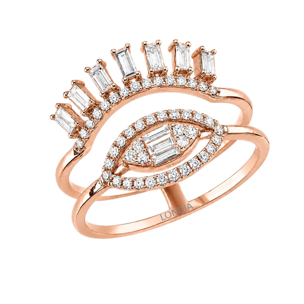 Natural Diamond Design Ring
