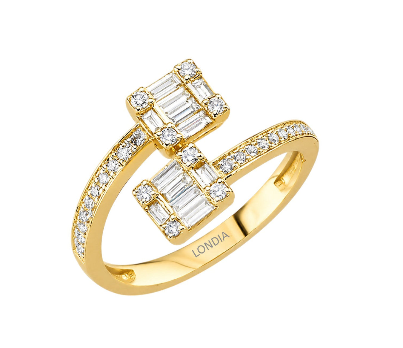 Natural Diamond Design Ring