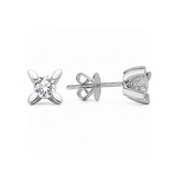 Butterfly Design Solitaire Earrings