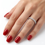 0.60 Carat Diamond Full Eternity Ring in 14K Solid Gold