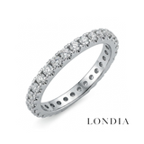 0.60 Carat Diamond Full Eternity Ring in 14K Solid Gold
